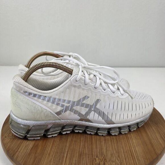 ASICS GEL-Quantum 360 5 Shoes WomensSize 10 White Silver Running Sneakers T5J6N - Picture 7 of 16